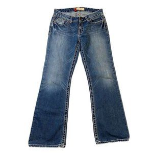 BKE Kate Jeans Size 29 x 29.5 Denim Stretch Distressed